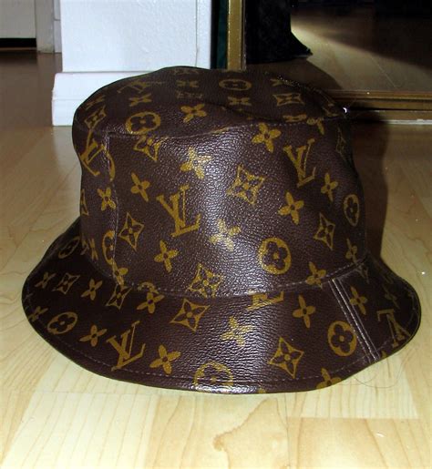 louis vuitton bucket hat leather|louis vuitton bucket hat men.